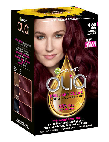 Garnier Olia 4.60 - Dark Intense Auburn - Powered Permanent Hair Color